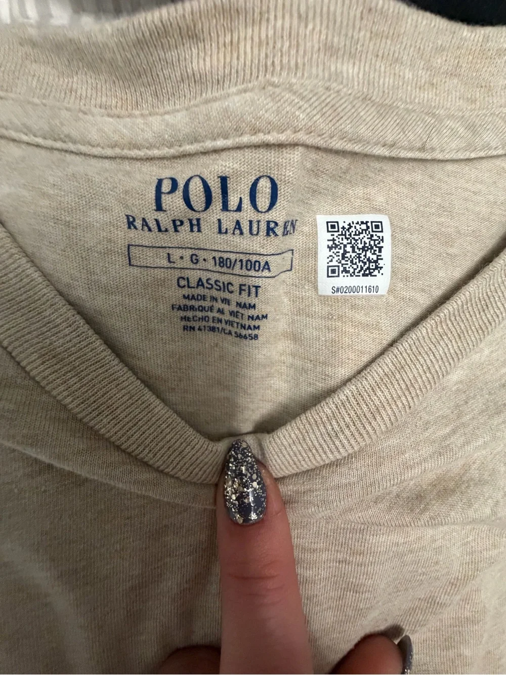 Polo by Ralph Lauren Men's Crewneck Sweater in Beige